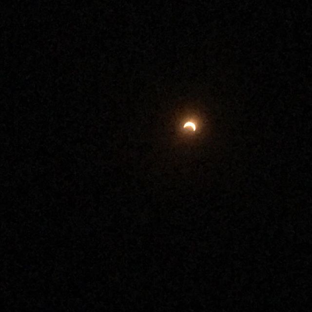 Anyone catch the solar eclipse today?  #SolarEclipse2017 : @vivi_kw via our office window