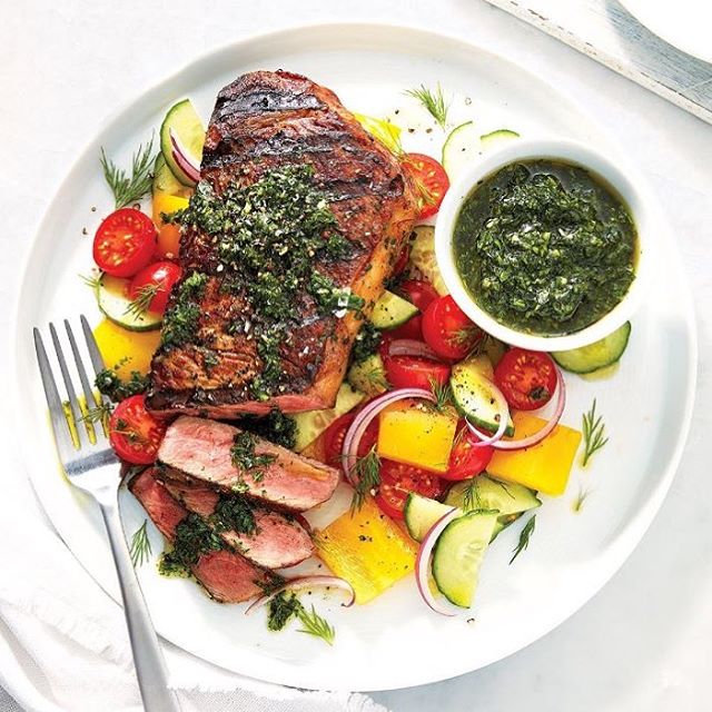 If you're stuck on what to have for dinner tonight, @walmartcanada’s 100% Canadian AAA Angus steak with chimichurri is your answer! Affordable recipe on Pinterest. Available in-store and online. #ClientLove #summer #summerrecipes #fresh #summerveggies #dinnerideas #dinner #Toronto #steak